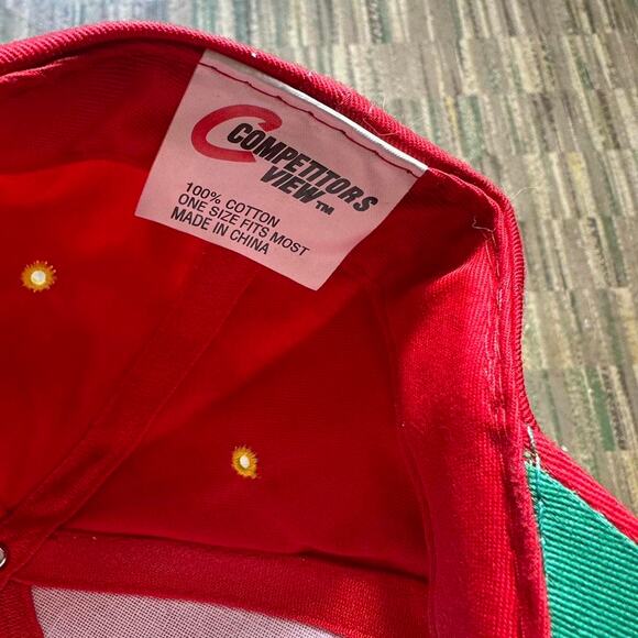 Vintage Terry Labonte NASCAR Racing Hat Red Yellow Embroidered SnapBack Cap - Picture 6 of 6